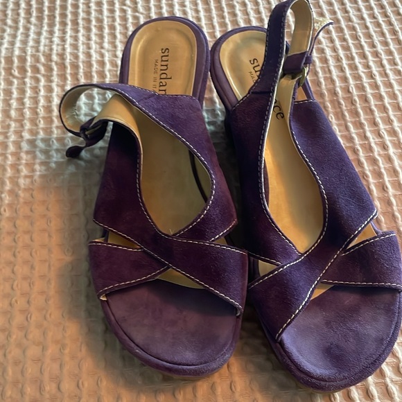 Sundance Shoes - Sundance suede platform sandals